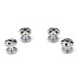 Stud Set Botones de Esmoquin y Gemelos Black and Steel Stripes 02