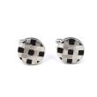 Stud Set Botones de Esmoquin y Gemelos Black and Steel Stripes 04