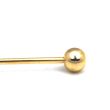 Collar Bar Alfiler de Cuello Gold Rounded End Model II 02