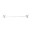 Collar Bar Alfiler de Cuello Steel Rounded End Model II 01