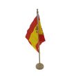 Bandera de Mesa - España - base de madera- gemelolandia