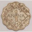 Gemelos para camisas Moneda 1 Anna India 1943 04