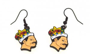 pendientes de Freddie Mercury