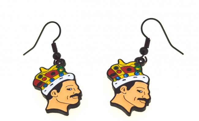 Pendientes Freddie Mercury