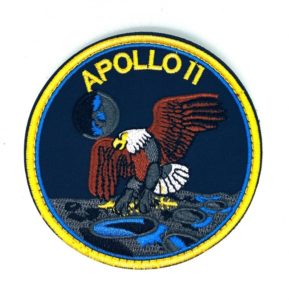 Parche Bordado Hook and Loop Apollo 11